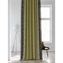Штора на шторной ленте AT Home Сонтвиарс 150x250 см цвет зеленый