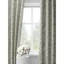 Комплект штор на шторной ленте Decoracion Утонченные розы 145x275 см цвет мятный