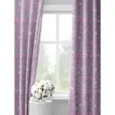 Комплект штор на шторной ленте Decoracion Цветочное изобилие 145x275 см цвет розовый сиреневый