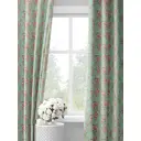Комплект штор на шторной ленте Decoracion Летний аромат 145x275 см цвет розовый мятный