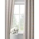 Комплект штор на шторной ленте Decoracion Ажурные ромбы 145x275 см цвет светло-бежевый