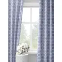 Комплект штор на шторной ленте Decoracion Необычные снежинки 145x275 см цвет серый фиолетовый