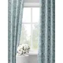 Комплект штор на шторной ленте Decoracion Как будто хлопок 145x275 см цвет серый голубой сиреневый