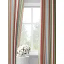 Комплект штор на шторной ленте Decoracion Стильные полоски 145x275 см цвет красный голубой оливковый