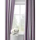 Комплект штор на шторной ленте Decoracion Элегантная полоска 145x275 см цвет белый фиолетовый