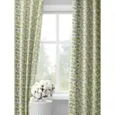 Комплект штор на шторной ленте Decoracion Сочные лимоны 145x275 см цвет белый зеленый