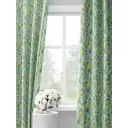 Комплект штор на шторной ленте Decoracion Лимонные веточки 145x275 см цвет зеленый желтый голубой
