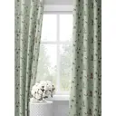 Комплект штор на шторной ленте Decoracion Уютная ферма 145x275 см цвет зеленый
