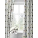 Комплект штор на шторной ленте Decoracion Спящий оленёнок 145x275 см цвет белый коричневый оливковый