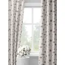 Комплект штор на шторной ленте Decoracion Лесные друзья 145x275 см цвет слоновая кость
