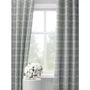 Комплект штор на шторной ленте Decoracion Stewart tartan 145x275 см цвет серый