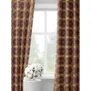 Комплект штор на шторной ленте Decoracion Эвора 145x275 см цвет черный бежевый красный