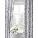 Комплект штор на шторной ленте Decoracion Алжезур 145x275 см цвет белый синий