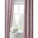 Комплект штор на шторной ленте Decoracion Ботикаш 145x275 см цвет белый лиловый