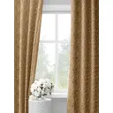 Комплект штор на шторной ленте Decoracion Весенние веточки 145x275 см цвет желтый терракотовый
