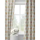 Комплект штор на шторной ленте Decoracion Нежные лепестки 145x275 см цвет белый зеленый розовый