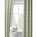 Комплект штор на шторной ленте Decoracion Садовые мотивы 145x275 см цвет зеленый