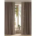 Комплект штор на шторной ленте AT Home Тенвирс 260x150 см цвет коричневый