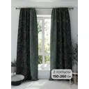 Комплект штор на шторной ленте AT Home Синефико 150x260 см цвет зеленый