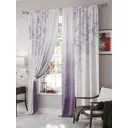 Комплект штор на шторной ленте AT Home Ренквелс 150x270 см цвет фиолетовый