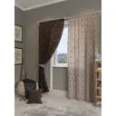 Комплект штор на шторной ленте AT Home Агнес 150x280 см цвет бежевый