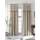 Комплект штор на шторной ленте AT Home Реникрес 150x250 см цвет бежевый