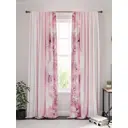 Комплект штор на шторной ленте AT Home Мирентис 150x270 см цвет розовый