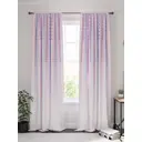 Комплект штор на шторной ленте AT Home Рондрис 150x270 см цвет розовый