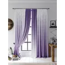 Комплект штор на шторной ленте AT Home Ментирс 220x270 см цвет белый