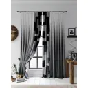 Комплект штор на шторной ленте AT Home Ронкрисен 220x270 см цвет графит
