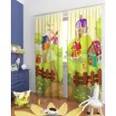 Комплект штор на шторной ленте AT Home Амиур 150x260 см цвет разноцветный