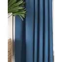 Комплект штор на шторной ленте At Home Широлк 150x260 см цвет синий