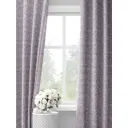 Шторы на шторной ленте decoracion Узор пейсли #33021907, 145x275см, цвет сиреневый и кремовый