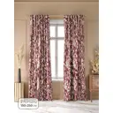 Комплект штор на шторной ленте At Home Лимифорт 150x250 см цвет бежевый/красный