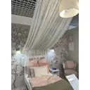 Тюль на шторной ленте, тюль Шведский Стандарт Лагерта 300x270 см цвет белый