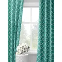 Шторы на шторной ленте decoracion Стильные ромбы #33174201, 145x275см, цвет бирюзовый