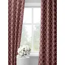 Шторы на шторной ленте decoracion Стильные ромбы #33174301, 145x275см, цвет бордовый
