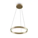 Светильник подвесной светодиодный Maytoni Rim Mod058pl-l22bsk 11 м² регулируемый белый свет цвет жёлтый/золотой