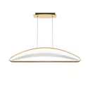 Светильник подвесной светодиодный Maytoni Breeze Mod281pl-l34bs3k 15 м² теплый белый (желтый) свет цвет латунь