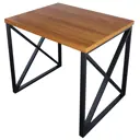 Кухонный стол прямоугольный Solarius Loft 70x60 см массив сосны цвет ольха 702-10381