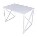 Кухонный стол прямоугольный Solarius Loft 100x60 см массив сосны цвет белый 702-10313