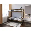 Кровать Solarius Dvuh80190tdub 80x190 см массив сосны цвет темный дуб