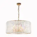 Люстра подвесная MAYTONI Facet MOD094PL-08G 8 ламп 40 м² цвет разноцветный