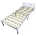 Кровать Solarius 90x200 см массив сосны цвет белый