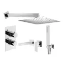 Комплект смесителей для душа Plumberia Selection KITTGT18QCR220, Хром