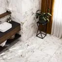 Глазурованный керамогранит Culto Calacatta Extra 60x60 см 1.44 м² матовый цвет белый