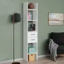 Стеллаж с полками Letta 36x180x29 см ЛДСП цвет белый