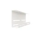 Органайзер для проводов/кабелей/зарядок Tempache с держателем сетевого фильтра или удлинителя 40x18x8 см цвет белый