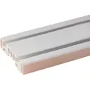 Карниз двухрядный «ЭКА» 250 см пластик