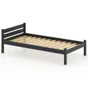 Кровать Solarius 90klser 90x200 см массив сосны цвет антрацит